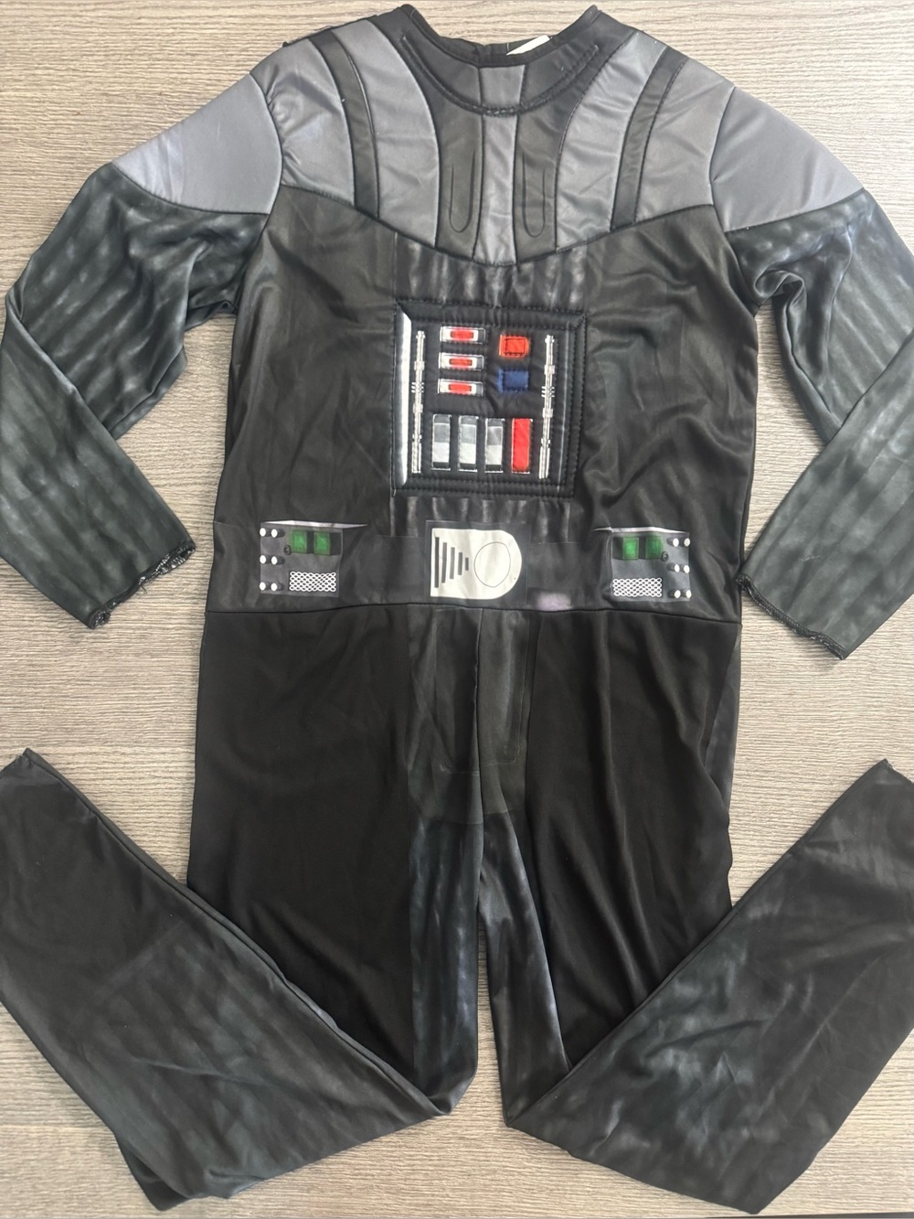 Star Wars Darth Vader Youth Halloween Costume Rubie’s Size Large Jumpsuit ONLY - Picture 1 of 7